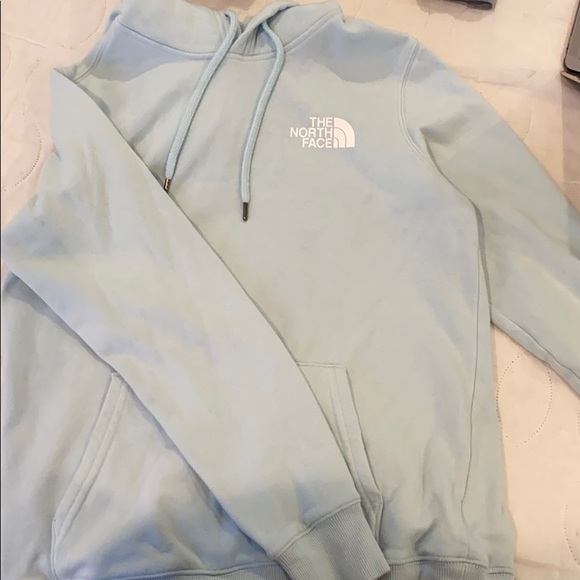 Blue North Face Hoodie - Picture 1 of 3